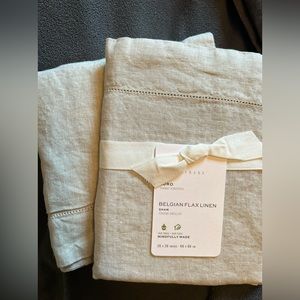 NWT - 2 Pottery Barn Euro Belgian Flax Shams
